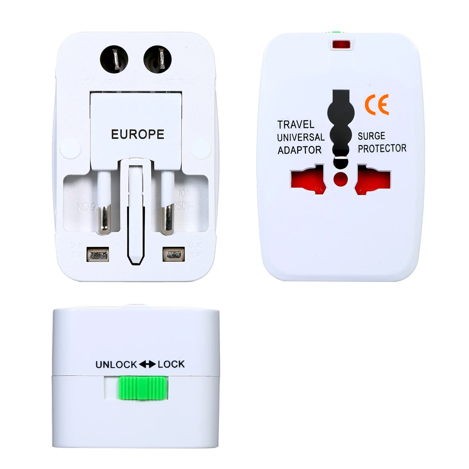 Дорожный адаптер универсальный питания для путешествий по всему миру переходник