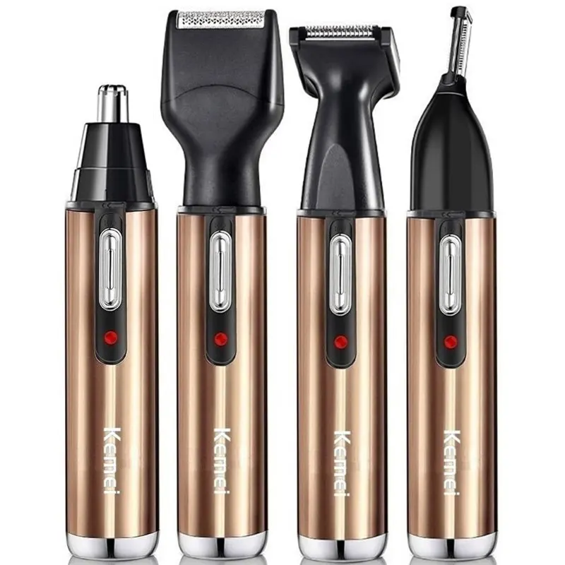 4 в 1 профессиональный перезаряжаемый триммер для носа и ушей|Триммеры ушей| |
