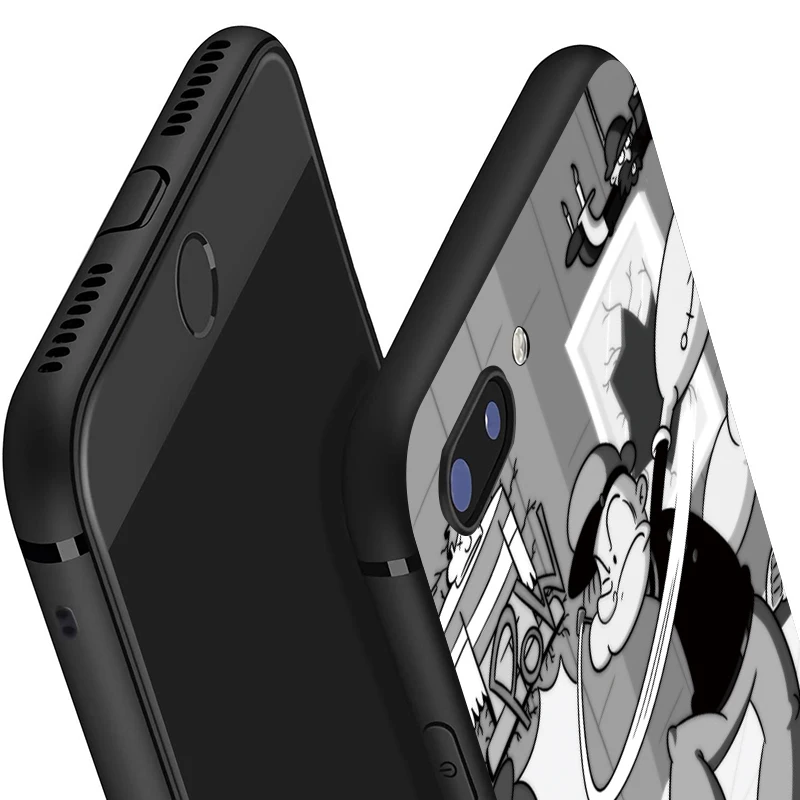 Чехол для телефона Popeye the Sailor iPhone 11 Pro Max X XS XR 8 7 6 5 s Plus Силиконовый ТПУ ударопрочный