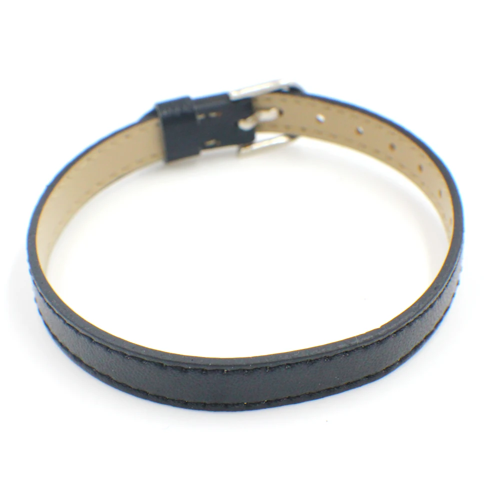 10 шт./лот браслет из искусственной кожи для женщин ювелирные изделия 8 мм шармы