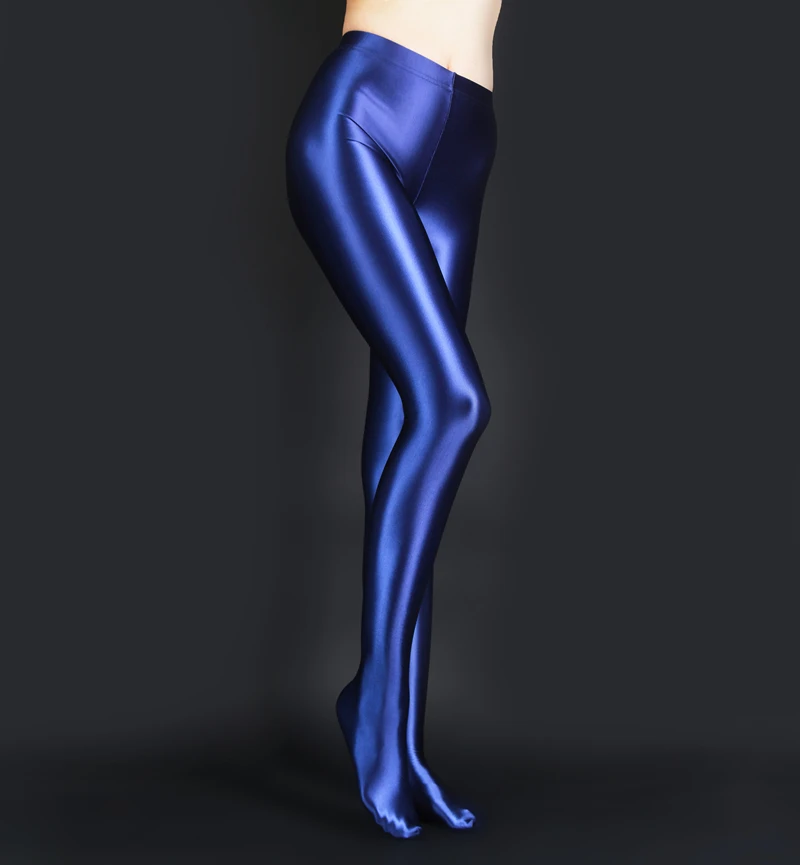 

XCKNY Women's solid color tights Satin material fashion sexy High waist design Women's sexy tights in pantyhose design
