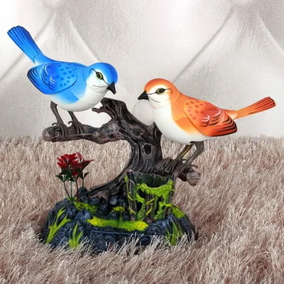 Дерево голову ручка в виде птицы держатель электронный Голосовое управление