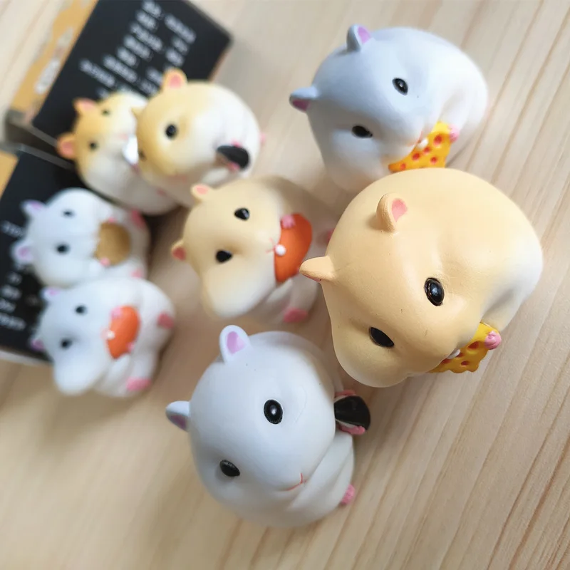 8 шт./компл. животное счастливое питание хомяк креативный сюрприз фотография для