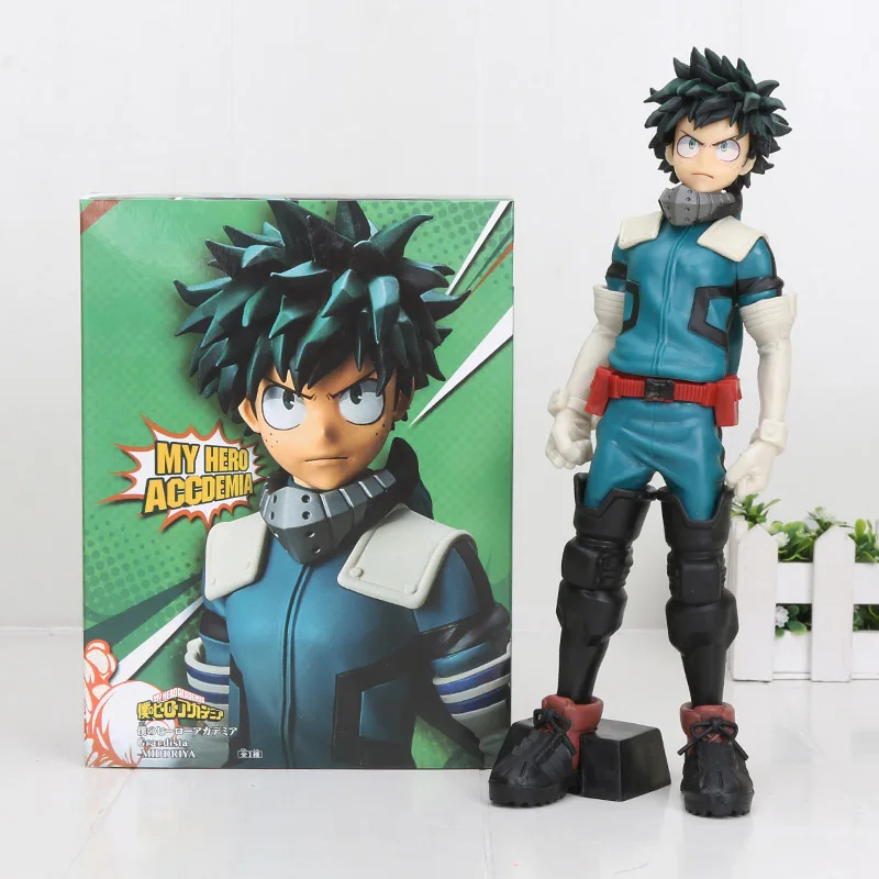 My Hero Academy Figure Toy Vol1. Smack Midoriya izku Shouto Todoroki Katsuki Boku no Hero Academy модель фигурные игрушки 16 см - Цвет: 25cm green box