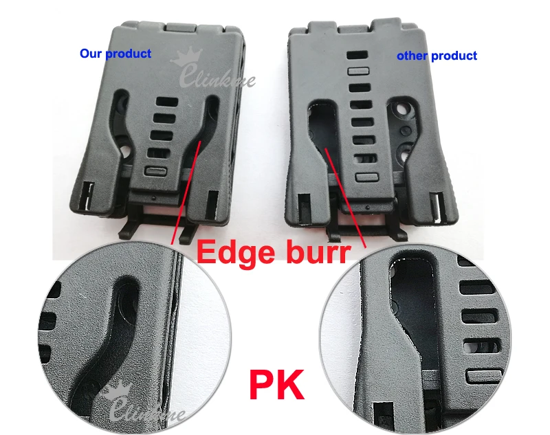 SERPA CQC дорожная Пряжка большой тек Lok ремень песочный зажим для ножа Kydex оболочка