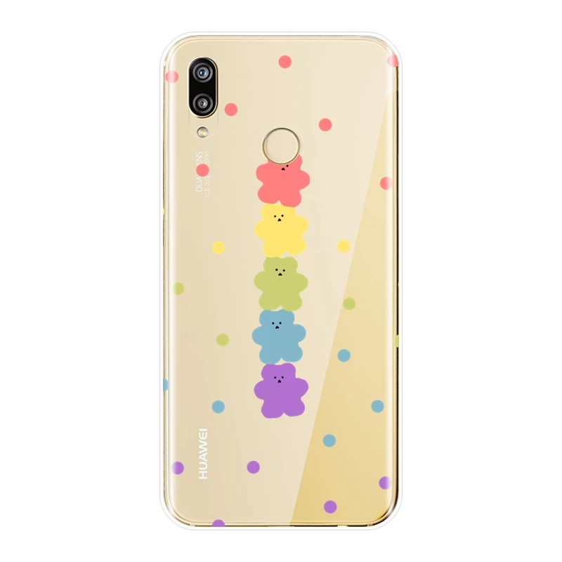 Back Cover For Huawei P9 P10 P Smart Plus P20 Lite Pro Candy Bear Silicone Soft Phone Case P8 2017 | Мобильные телефоны и