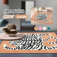 cartoon animals carpet non slip child play area rugs 3d tiger skin printed carpets for kids bedroom game rug home floor mats