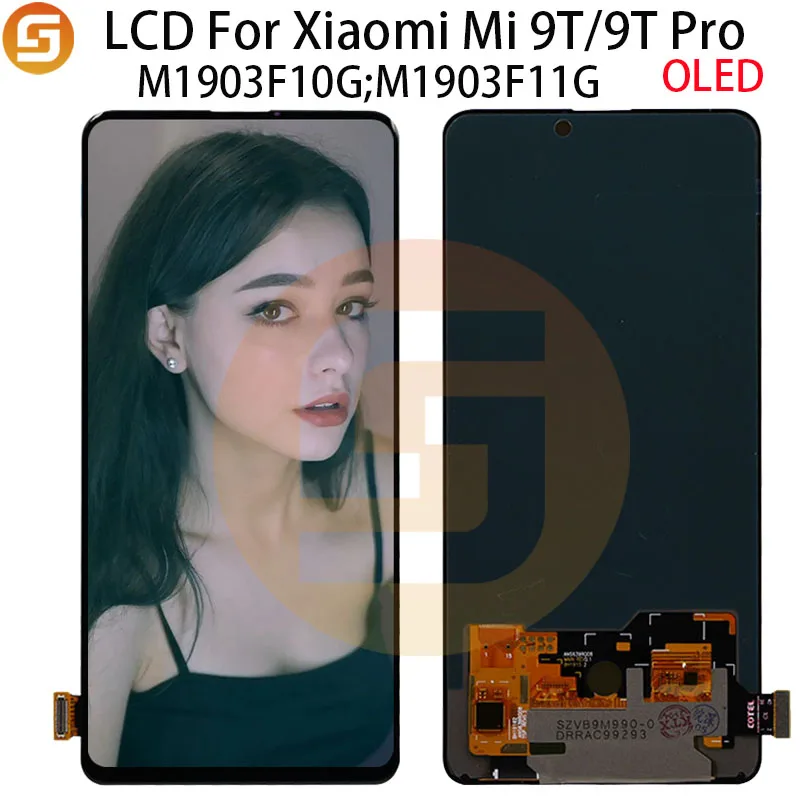6 39 &quotAmoled Mi 9T Pro ЖК-дисплей для Red mi K20 сенсорный экран дигитайзер Запчасти Xiao MI |
