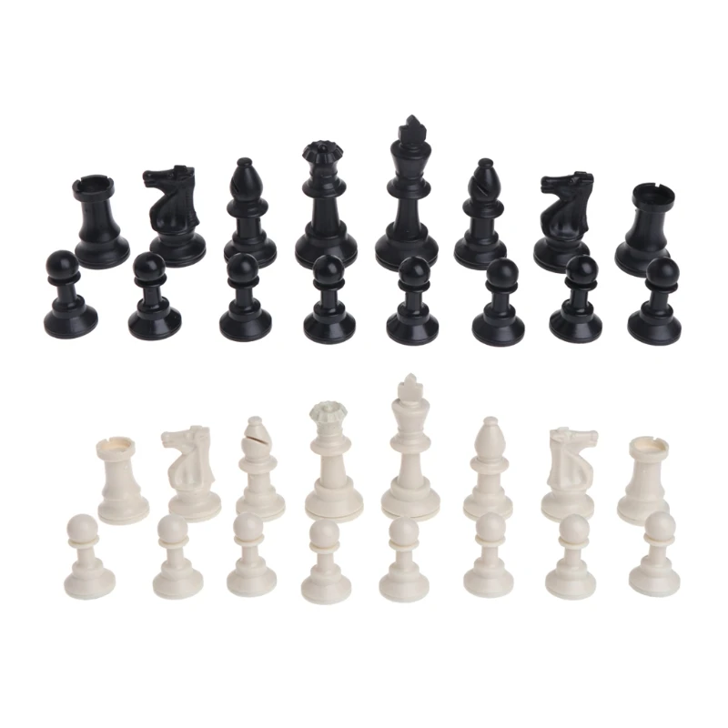Средневековые шахматы из пластика полная игра Chessmen International Word Chesses|Шахматы| |