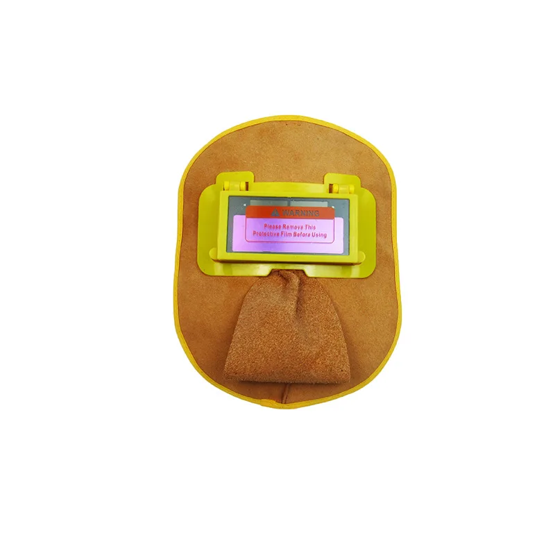 

Automatic Dimming Mask Cowhide Welding Mask Argon Arc Welding Mask Solar Variable Light Screen Face Protection