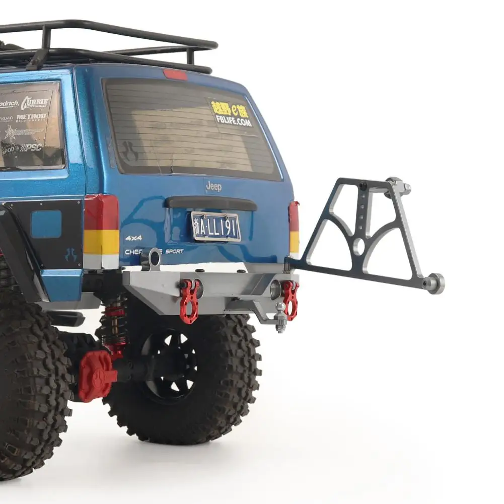 

Металлический задний бампер RCtown с пружиной запасной рама шин для 1/10 радиоуправляемого гусеничного автомобиля Axail Scx10 4WD D90