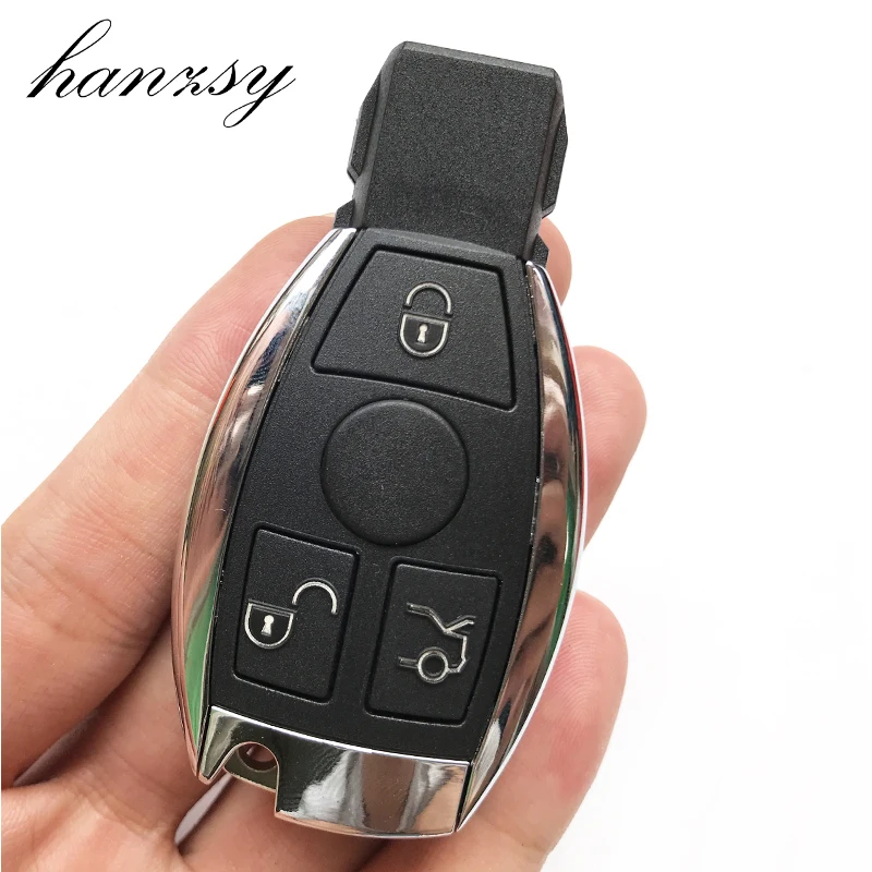 

3 Button Smart Key Case for Mercedes-Benz BGA W203 W210 W211 AMG W204 C E S CLS CLK Car Remote Key Fob shell blank Cover