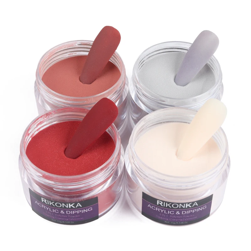 

15g Nail Acrylic Powder Neutral Colors Pigment Dipping Powder Nail Supplies For Professionals Nail Extension Carving Accessories