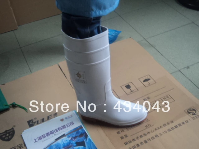 Обувь для работы пищевые сапоги резиновые нескользящая водонепроницаемая обувь