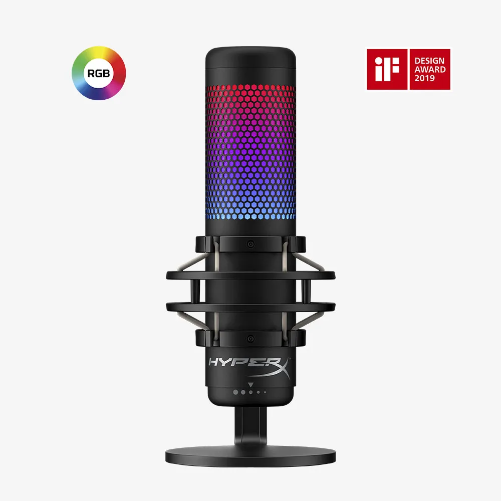 Микрофон HyperX QuadCast S для аспиратора или подкастера ищем конденсаторного микрофона