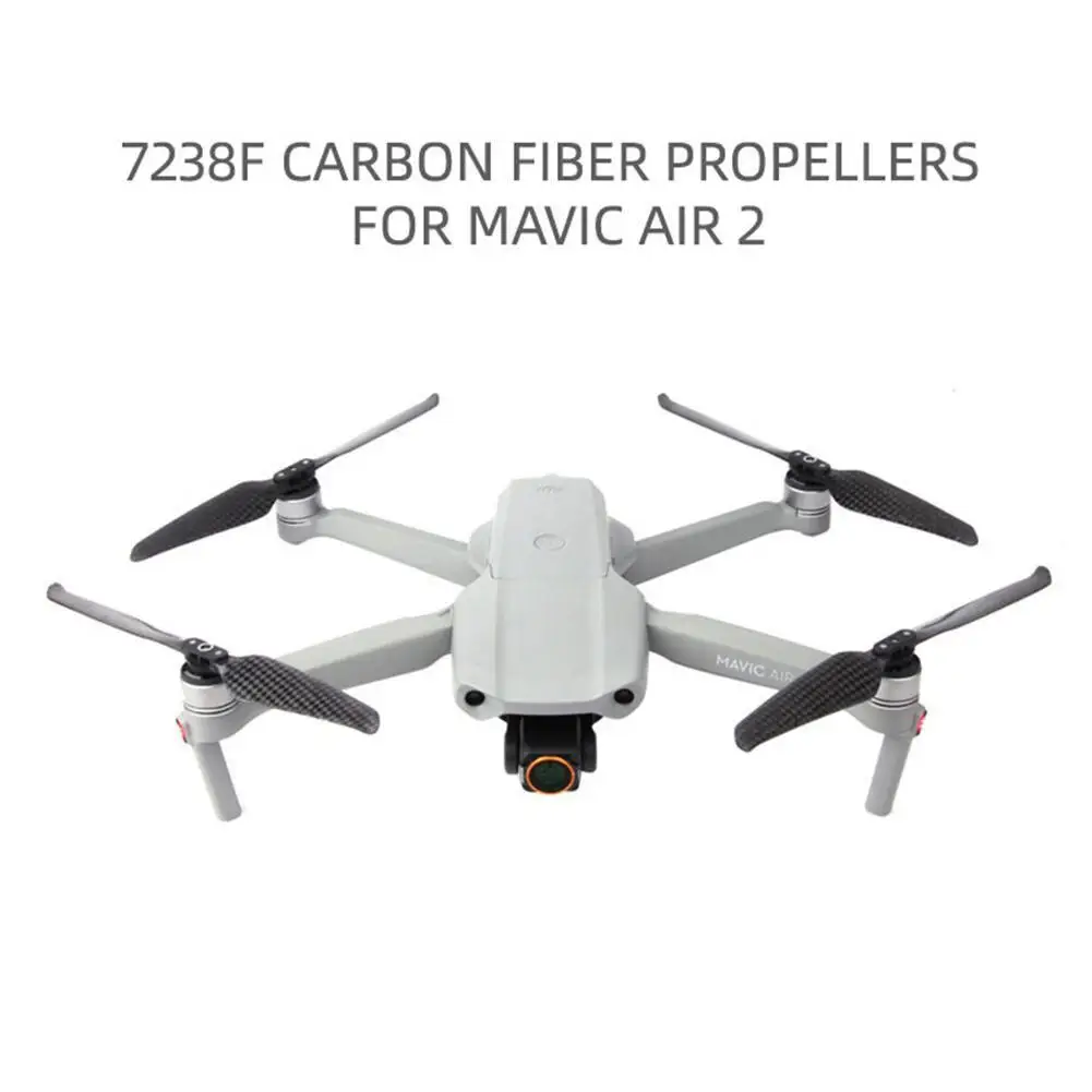 Пропеллер из углеродного волокна 7238F для Mavic Air 2 пропеллеры с низким уровнем шума