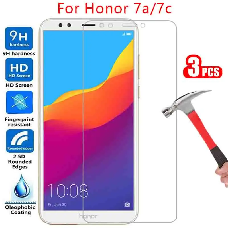 Закаленное стекло для защиты экрана honor 7a 7c pro чехол 7 a c a7 c7 7apro 7cpro защитный |