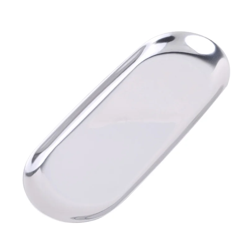 Современные металлические подносы для хранения из нержавеющей стали золотой