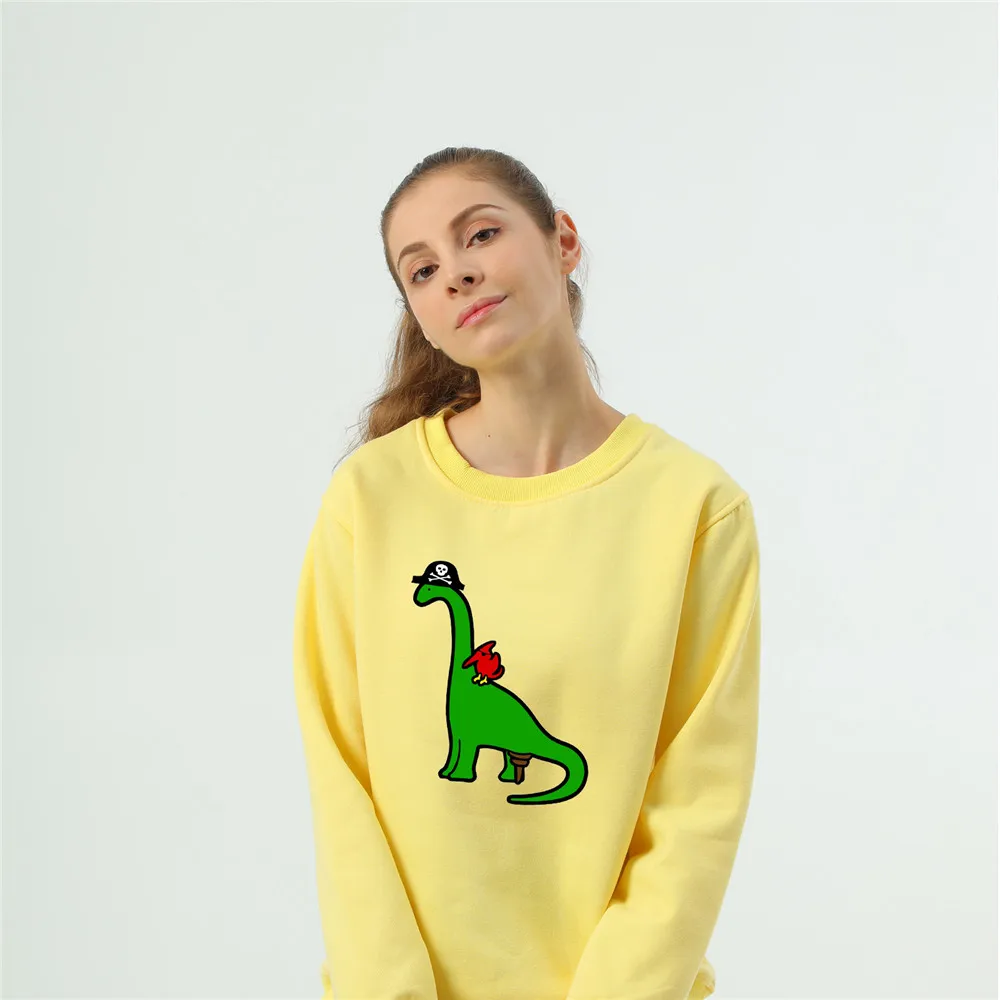 Cute Dinosaur Sweatshirt Best Friends Pullover Hoodies Crewneck Cotton Sweatshirts Long Sleeve Sweetshirt for Girls Tracksuit