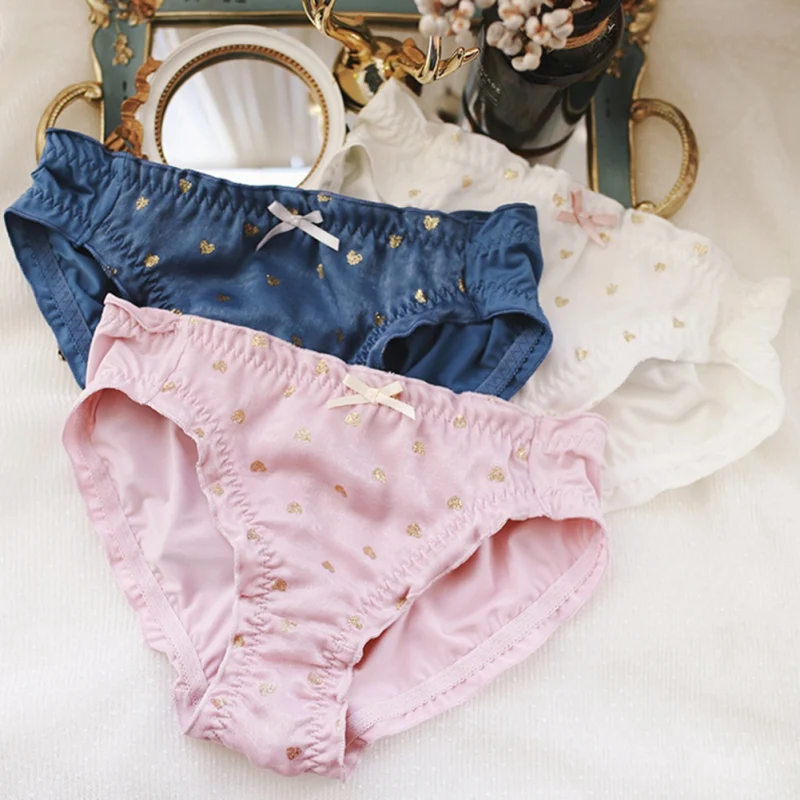 Женское нижнее белье кружевные трусики со средней талией удобные японские трусы