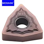 MOSASK WNMG 10 шт. 0804 04 08 HA ZM30 обработка нержавеющей стали CNC токарный станок обработка вольфрамовые твердосплавные вставки