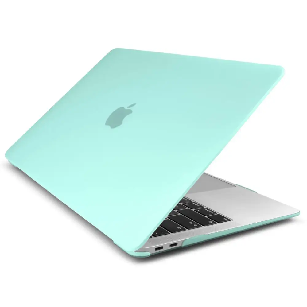 Зеленый Матовый чехол для ноутбука Macbook Air 13 Pro retina 1" 15" сенсорная панель с клавиатурой CoverSkin A2159 A1989 A1932 модель - Цвет: Зеленый