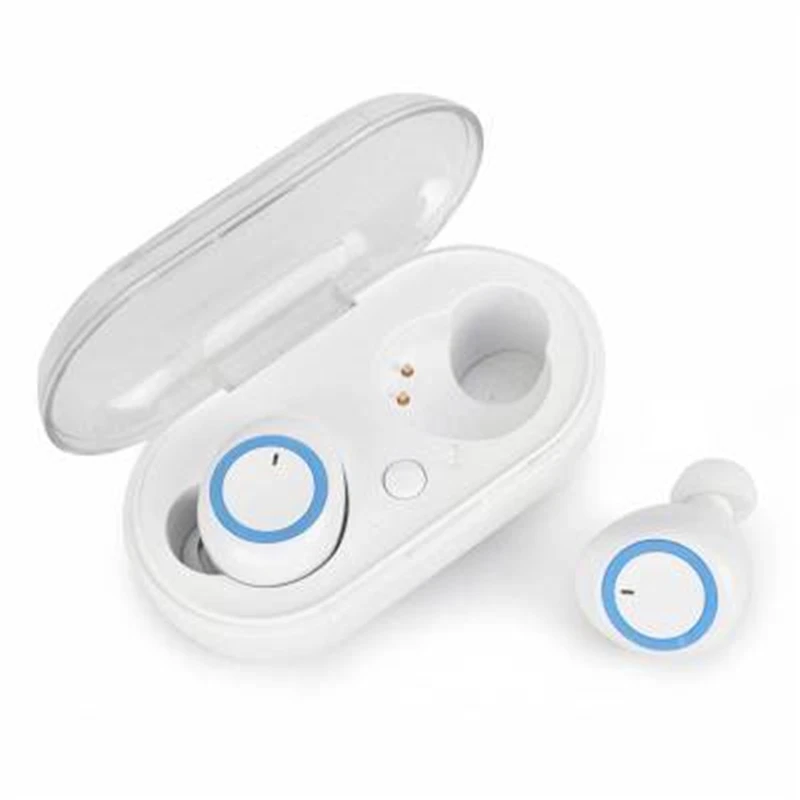 White-Blue Беспроводные наушники Briame, Bluetooth 5,0 TWS, наушники, Bluetooth гарнитура, Hi-Fi, мини наушники для спорта, бега, для смартфонов - Цвет: White-Blue