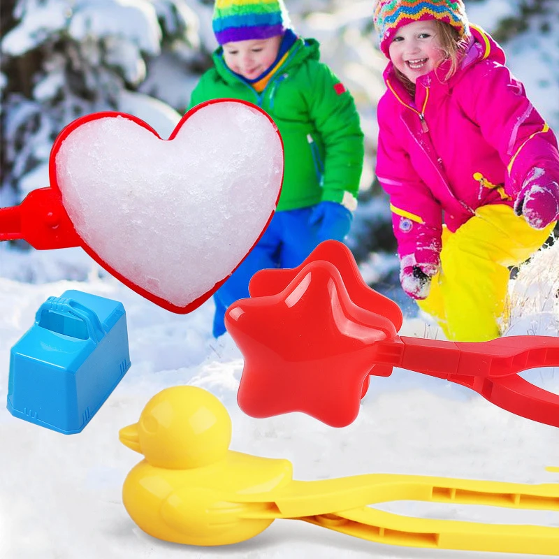 Детская пластиковая формочка в форме утки для снега песка медведя сердца | Спорт