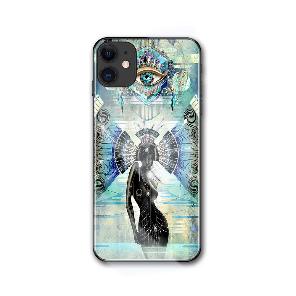 01932 Чехол Finder для iPhone XS MAX, чехол с изображением розы, единорога, абстрактного пламени, стеклянный чехол для iPhone 6, 6 S, 7, 8 Plus, X, XR, XS MAX, 11 pro max - Цвет: 01932