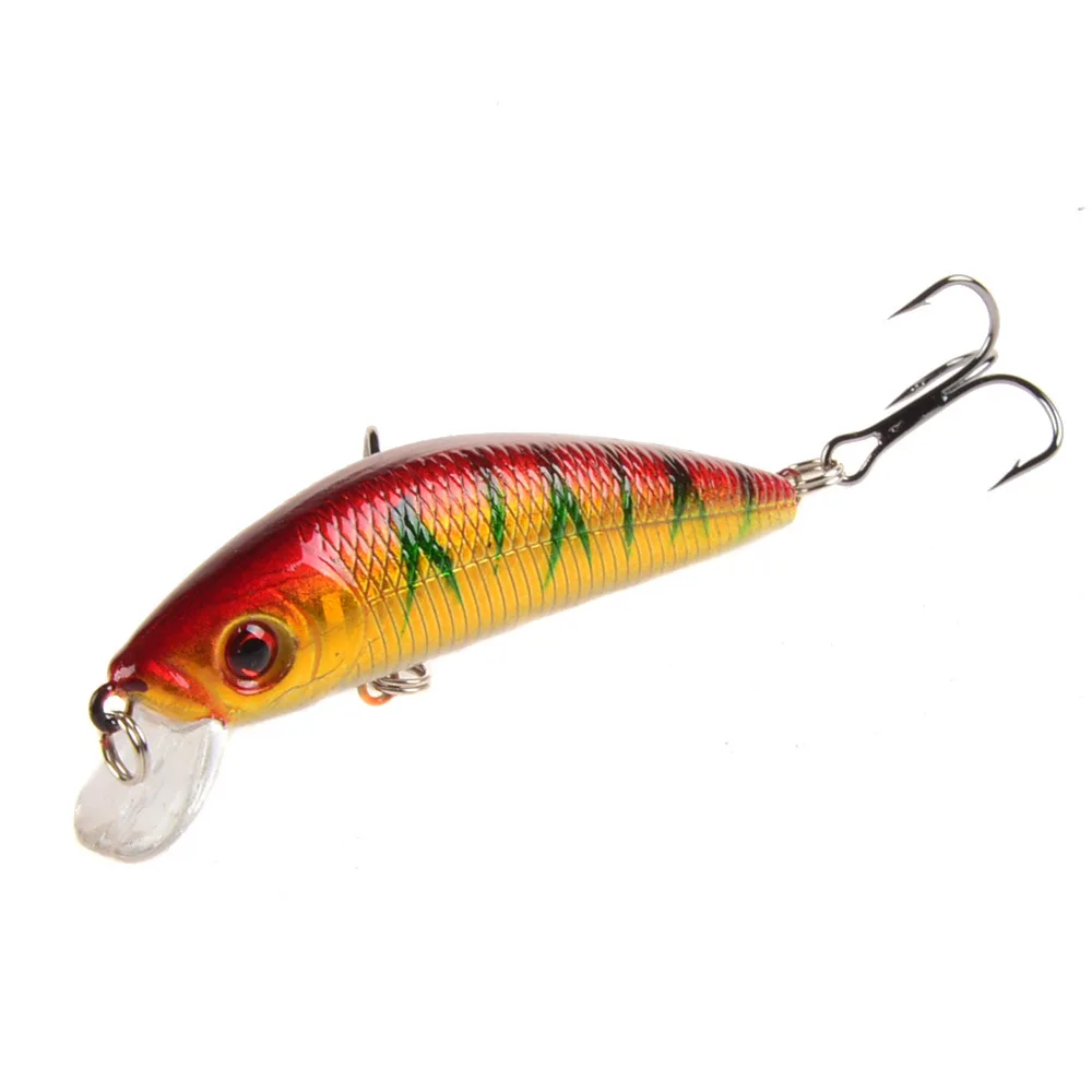 

1PCS 7.4g/7cm Fishing Lure Quality Minnow Lure 3D Eyes Plastic Hard Bait Pesca Artificial Jig Wobblers Crankbait Fishing Bait