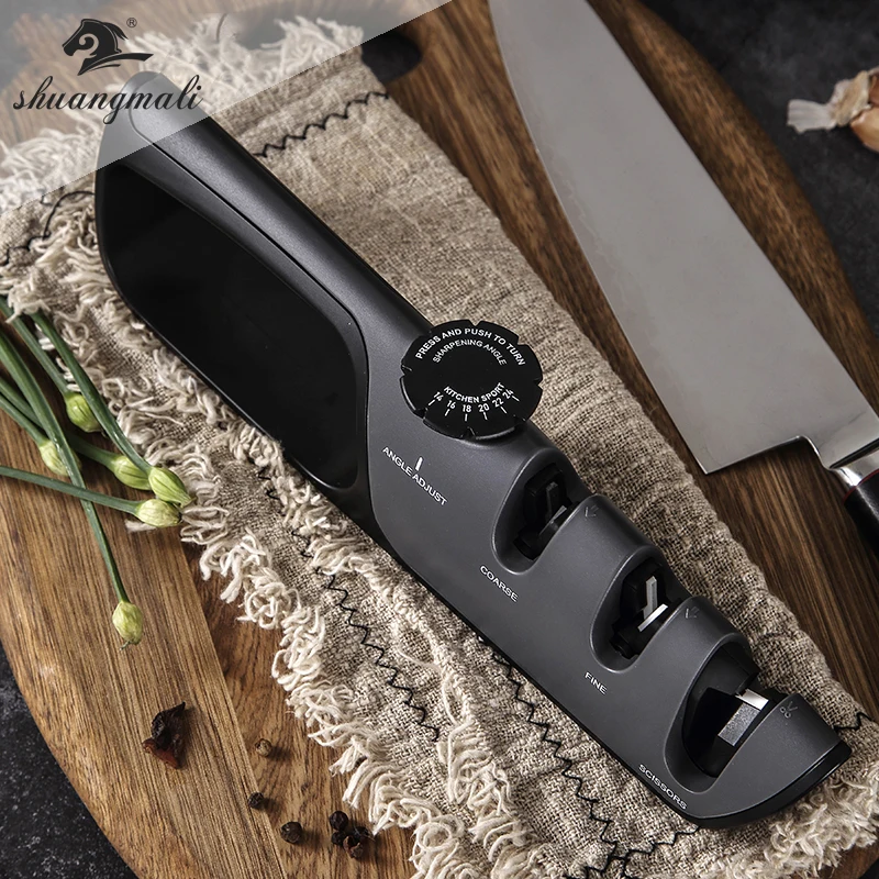 Профессиональная точилка для ножей 4 этапа регулируемый угол шлифовальный