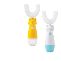 childrens smart push button sonic electric toothbrush baby child training cleaning cartoon automatic toothbrush with mouth