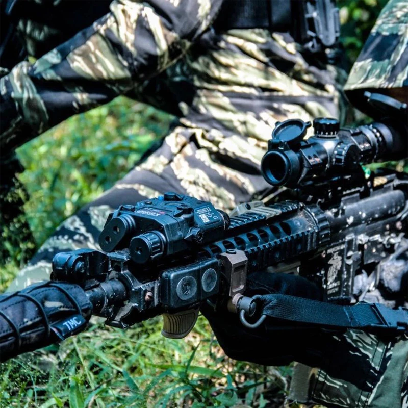 Element Airsoft LA-5C PEQ 15 UHP внешний вид зеленый/ИК лазер и фонарик(EX419