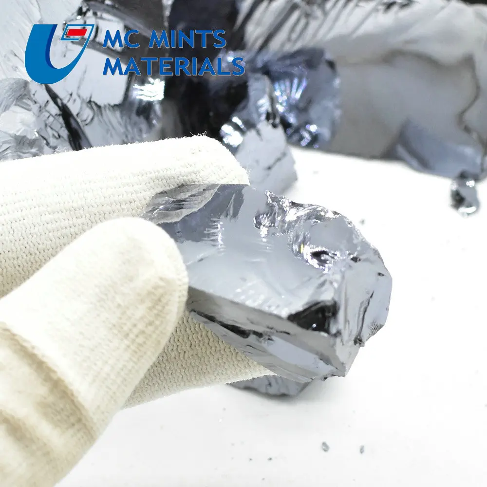 Кремний 6N Si металлический кристаллический слиток зерна высокой чистоты 99.9999% 4