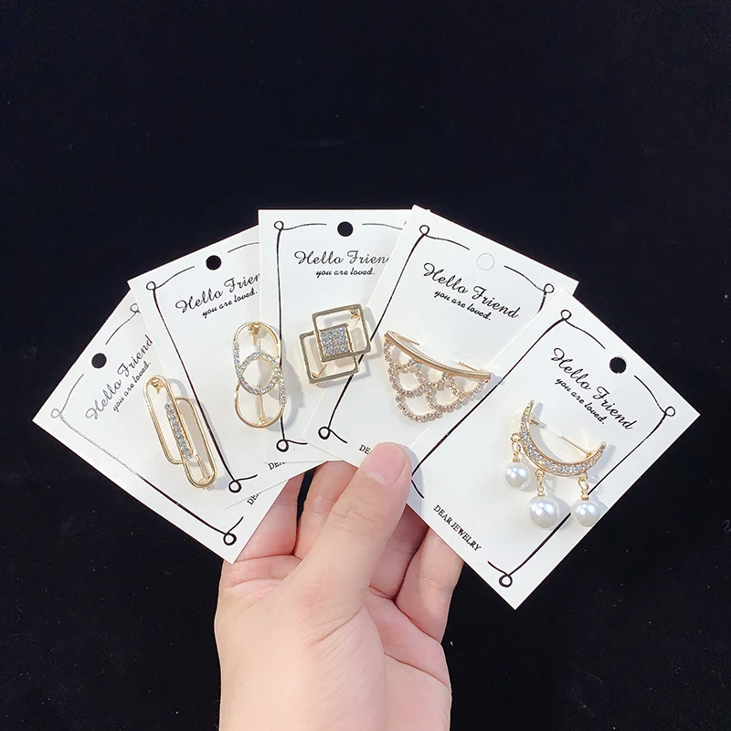 Брошь женская с жемчугом стразы на лацкан | Украшения и аксессуары