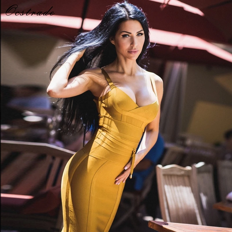 Женское Бандажное платье 2019 лето осень сексуальными тоненькими лямками женские