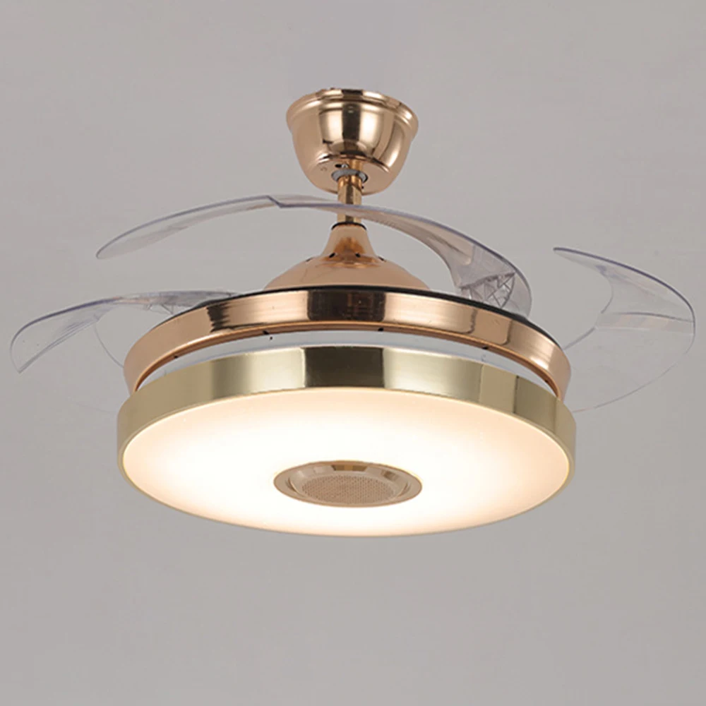 Потолочный вентилятор YEELED светильник 42 дюйма невидимый с дистанционным