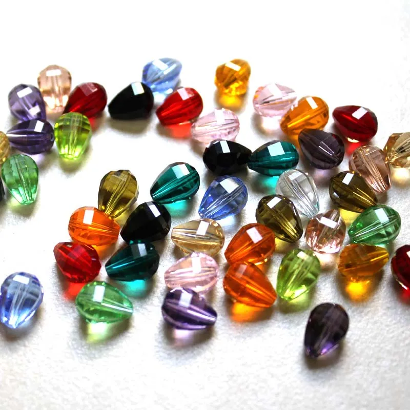 2020 Новые 100 шт. Австрийские бусины в форме слезы хрустальные капли россыпью для