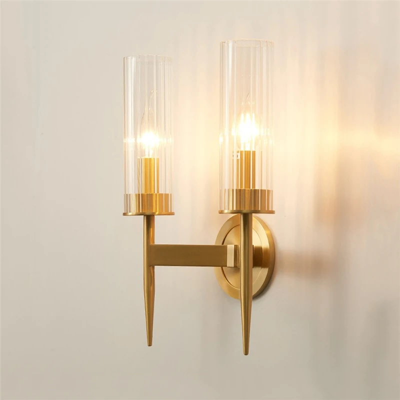 

Vintage Industrial Decor Wall Light Fixtures Glass Lampshade Aisle Living Room Decoration Wall Sconce for Bedroom Lamp Lighting