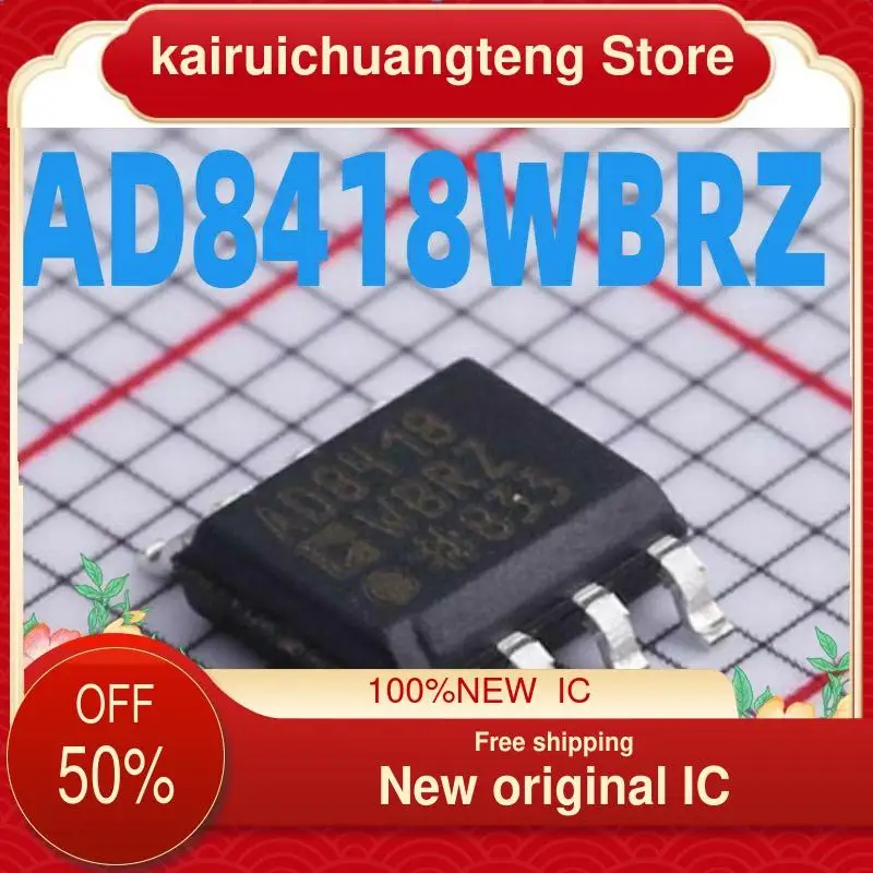 

10-200 шт. AD8418 AD8418WBRZ AD8418AWBRZ SOP8 новый оригинальный IC двунаправленный нулевой дрейф Датчик тока чип усилителя