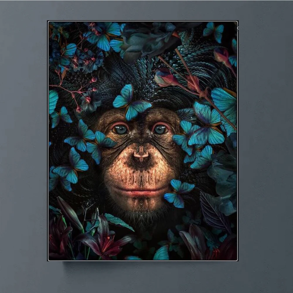 Квадратные/круглые алмазы 5D сделай сам алмазная живопись цветок куст кот лиса