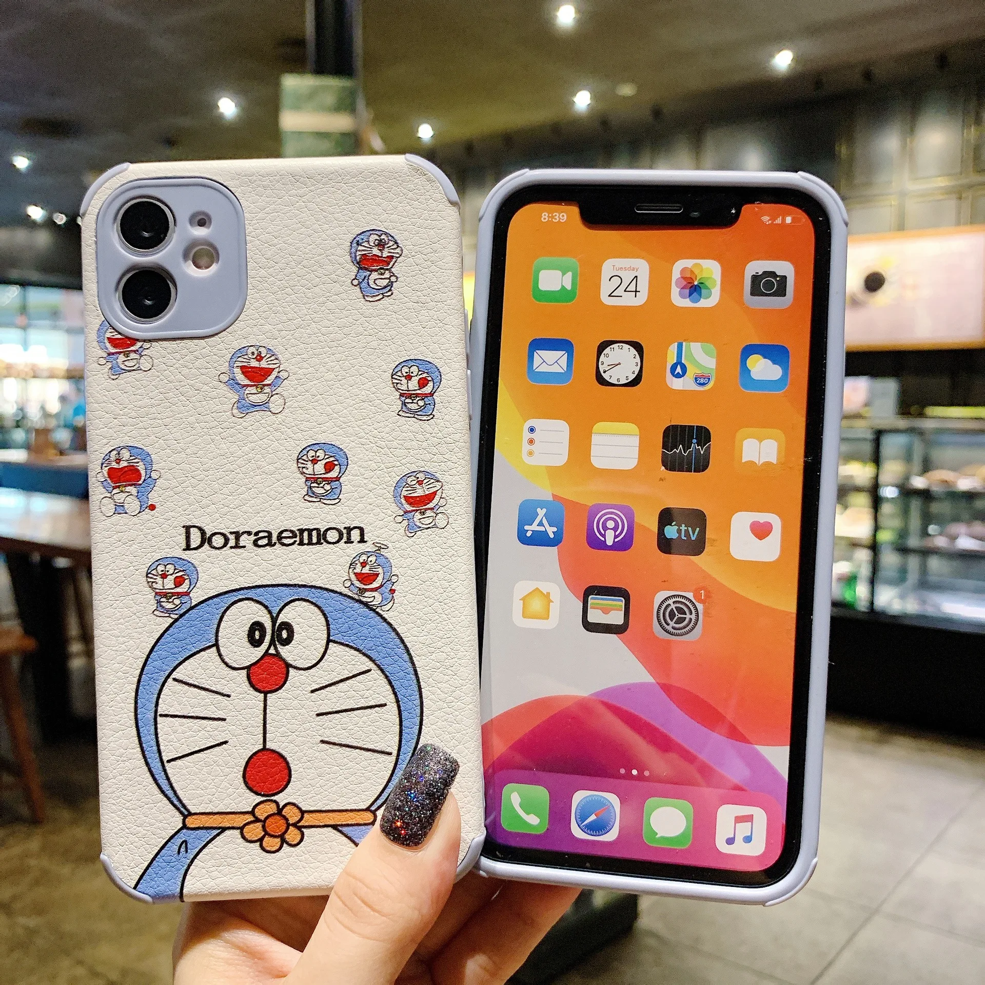 Чехол для телефона iPhone 13 12 11 6 6s 7 8 Plus X XR 11Pro XS Max прозрачный милый мультяшный Мягкий