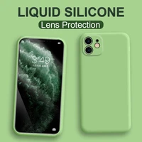 full camera protection cover for iphone 11 pro max cases coque luxury liquid silicone soft thin phone case on for iphone 11 case