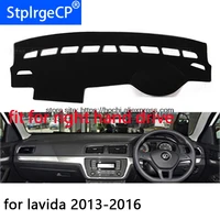for volkswagen vw livida right hand drive dashboard mat protective pad black car styling interior refit sticker mat products