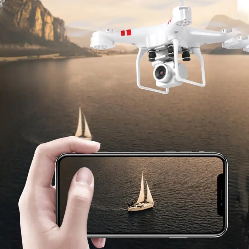 Новинка 2020 Дрон с камерой 4k HD Wi Fi передача fpv воздушным давлением и фиксированной
