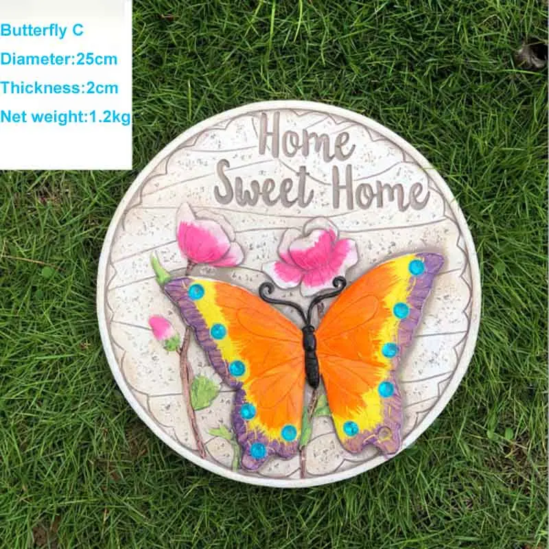 Садовые камни-бабочки для газона украшение виллы двора мощения садовый ландшафт