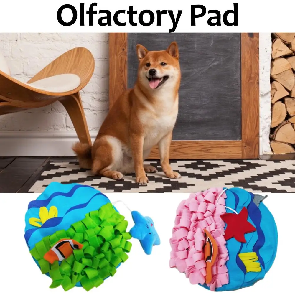 

Dog Sniffing Olfactory Mat Cat Feeder Pet Training Pad Mat Leak Food Anti Choking Mat Blanket Nose Work Toy Pet Slowing Feeding