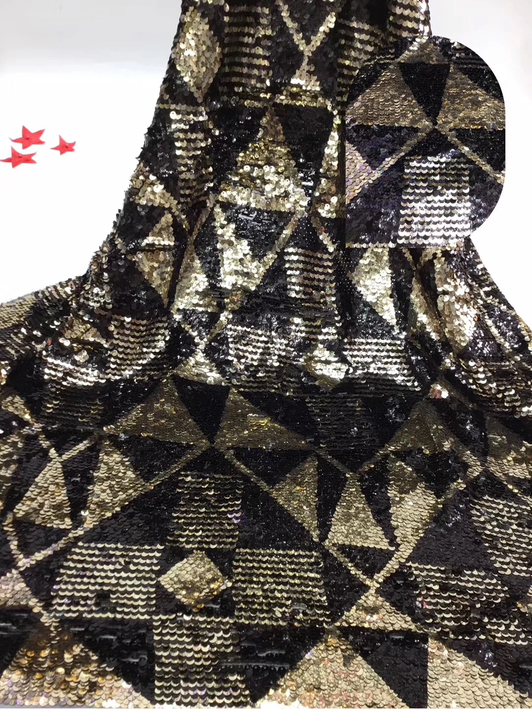 

New Design Lace Nigeria Lace Fabric Embroidered African Sequin Lace Fabric French Lace Evening Dress T35951
