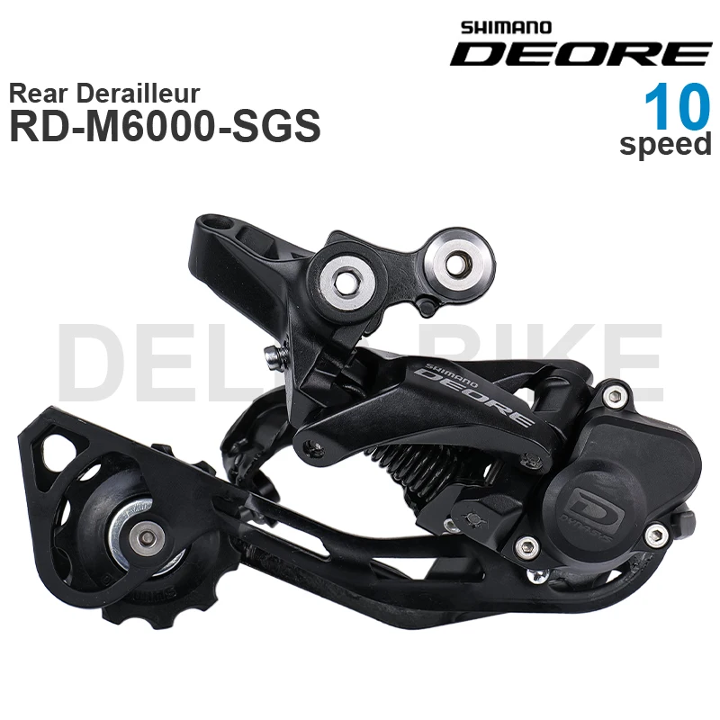 Задний переключатель передач SHIMANO DEORE M6000 10v RD оригинальные детали - купить по