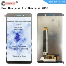 IPS lcd For Nokia 6.1 N6.1 TA-1043 1045 1054 1050 1068 LCD Display touch panel screen Digitizer Assembly for Nokia 6 2018